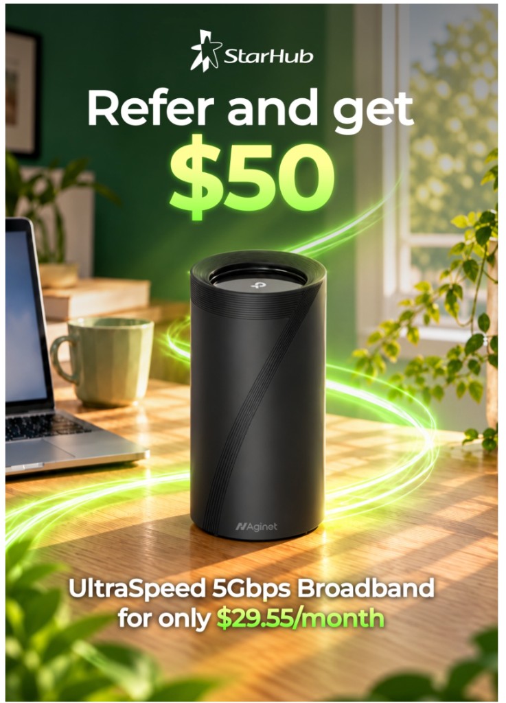 Refer and get $50 — UltraSpeed 5Gbps broadband